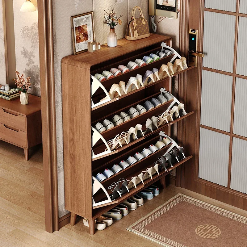 

Entertainment Tipping Shoe Cabinet Modern FashionEntrance Nordic Designer Shoe Rack Thin Creative Zapatero Unique Furniture