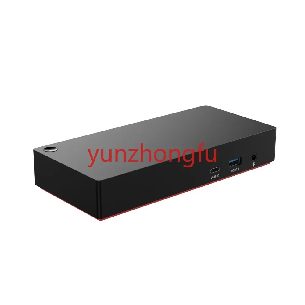 Docking Station Type-C Splitter 4K Display Laptop Expansion with DC Powered Gigabit Ethernet Port Desktop Converter