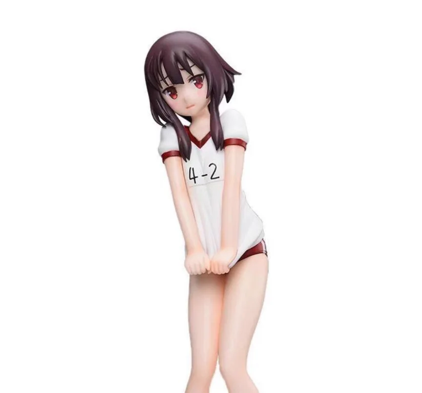 No box 2024 In stock Japanese original anime figure Megumin gymnasium dress  action figure collectible model toys for boys