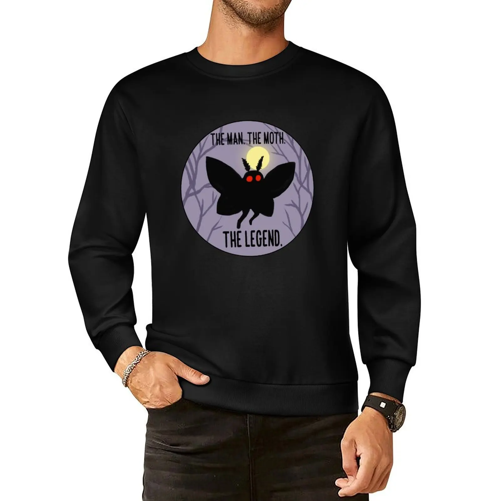 

The Man, The Moth, The Legend Pullover Hoodie men's sweat-shirt men's clothes autumn clothes tracksuit new sweatshirts