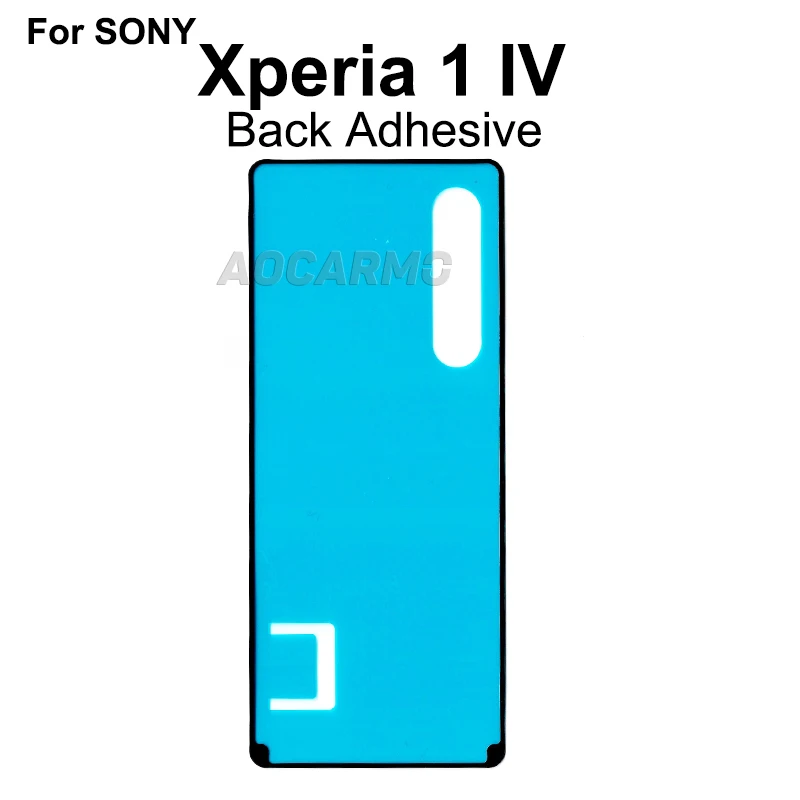 Aocarmo For Sony Xperia 1 IV XQ-CT72 CT62 Front LCD Display Screen Adhesive Back Cover Rear Housing Door Sticker Glue Tape
