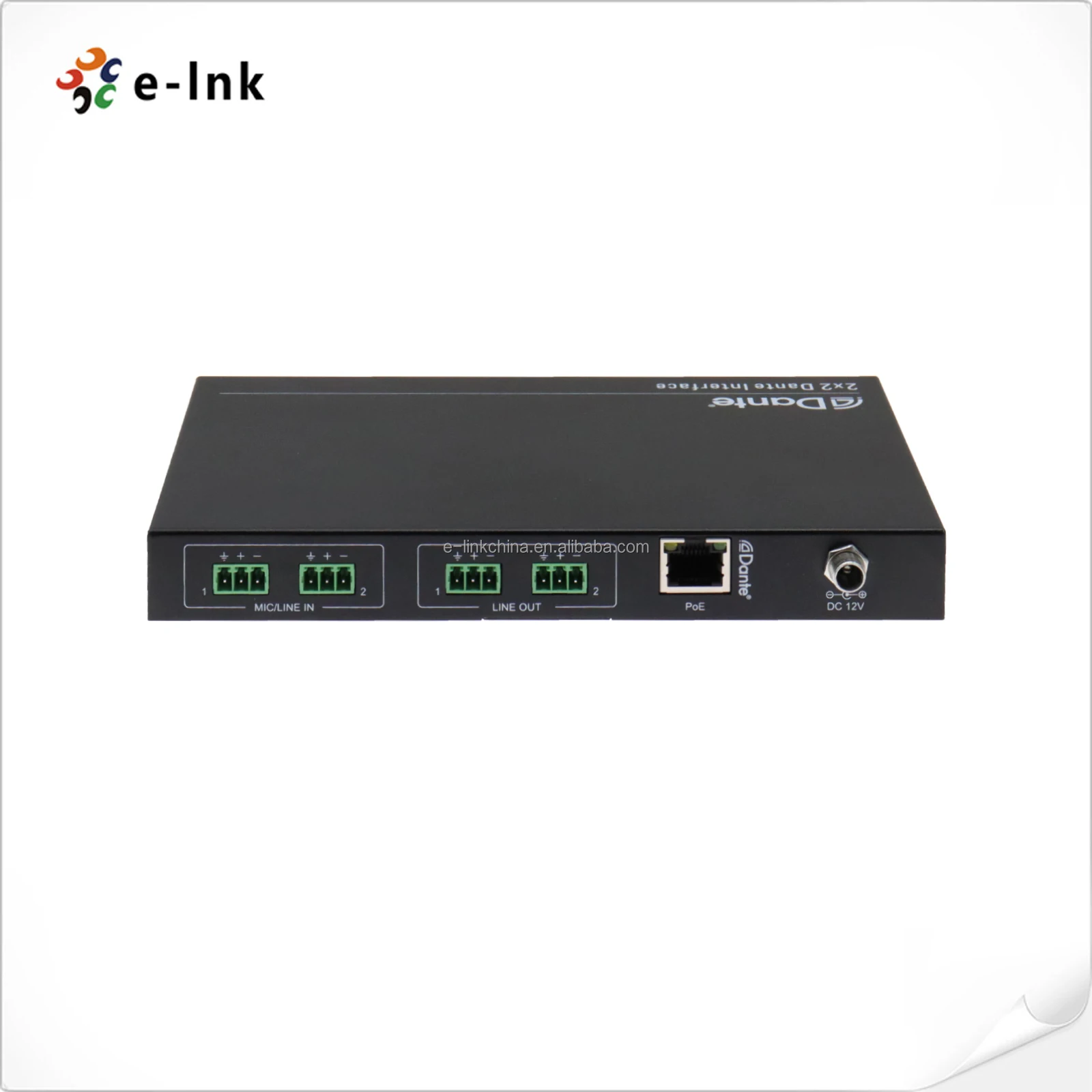 Dante Surface Mount 2 X 2 Dante / AES67 インターフェースコンバーター オーディオアダプター