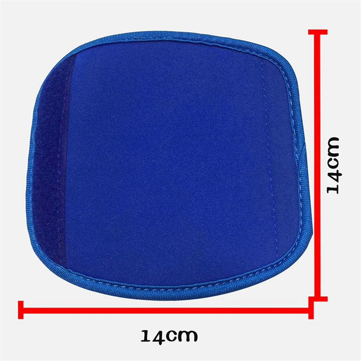 N18R 6pcs Travel Luggage Tags Handle Covers and Thickened Handle Covers for Strollers Blue