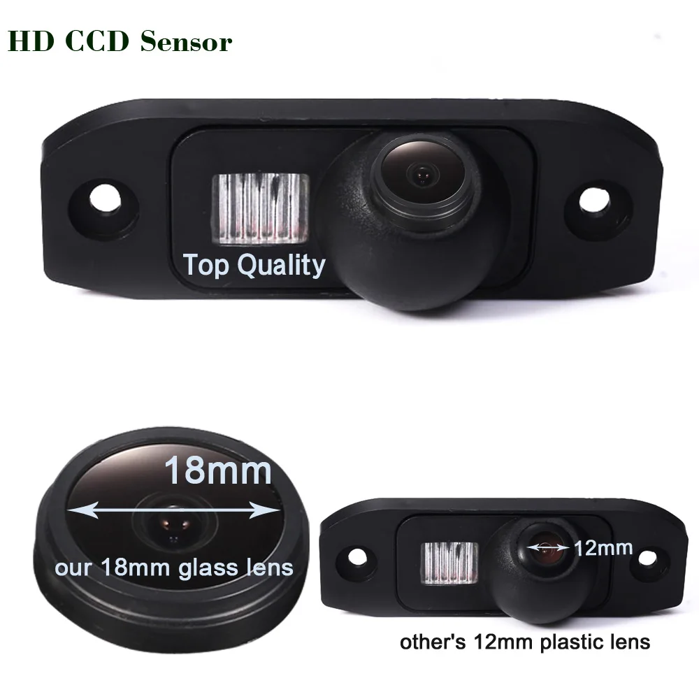HD 1280*720 Pixels 1000TV line car rear back reverse parking camera for VOLVO S80 S140 XC60 S40 C70 S80L S40L S80 S60L S40L XC90
