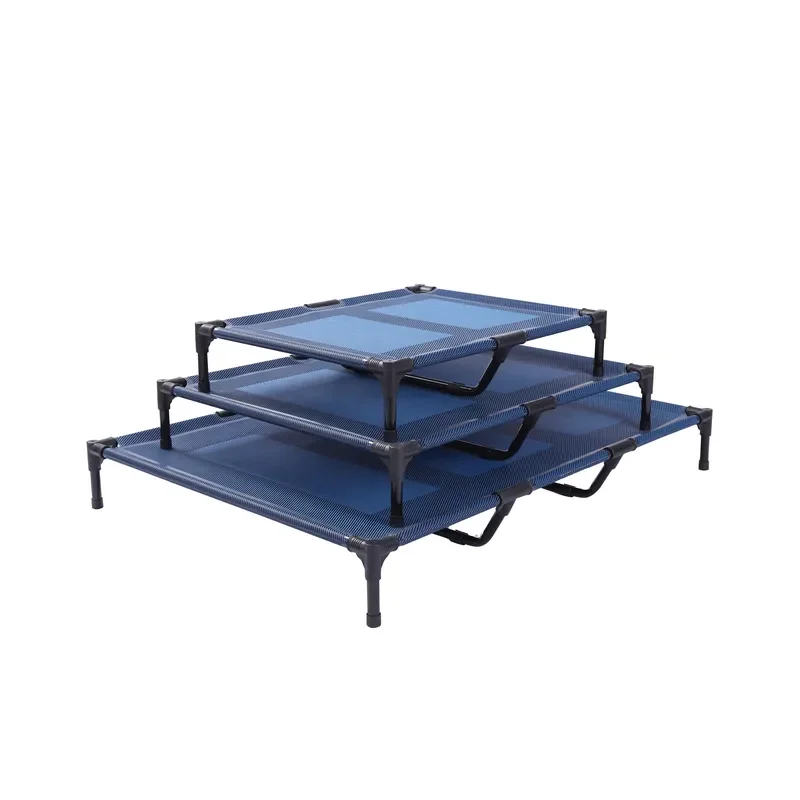 Elevated Cooling Metal Frame Pet Dog Bed Crib
