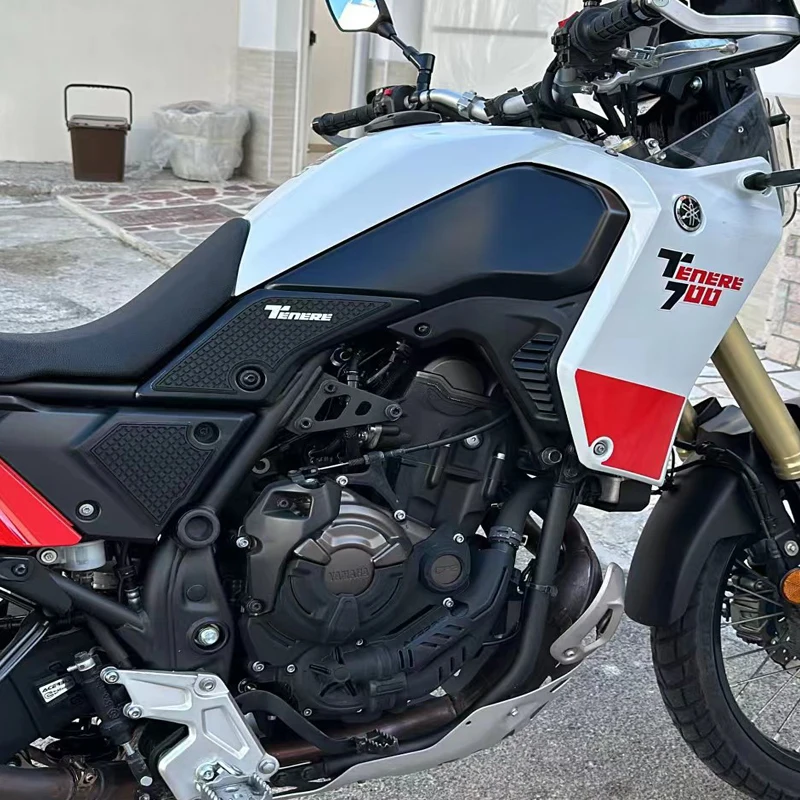 Dla YAMAHA Tenere 700 rajd T700 XTZ 690 T 700 akcesoria motocyklowe antypoślizgowe boczne naklejki na zbiornik paliwa wodoodporne naklejki