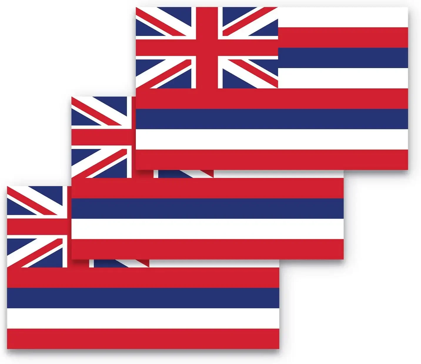 

Hawaiian Flag Car Sticker Suitable for Computer Sticker Trolley Case Wall Bumper Sticker Waterproof