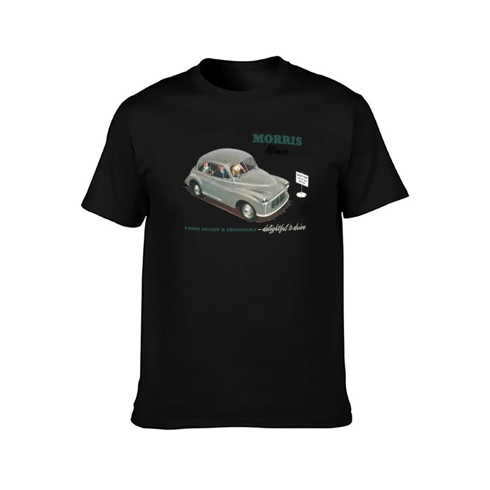 MORRIS MINOR T-Shirt Classic Crew Neck Cotton T-Shirt