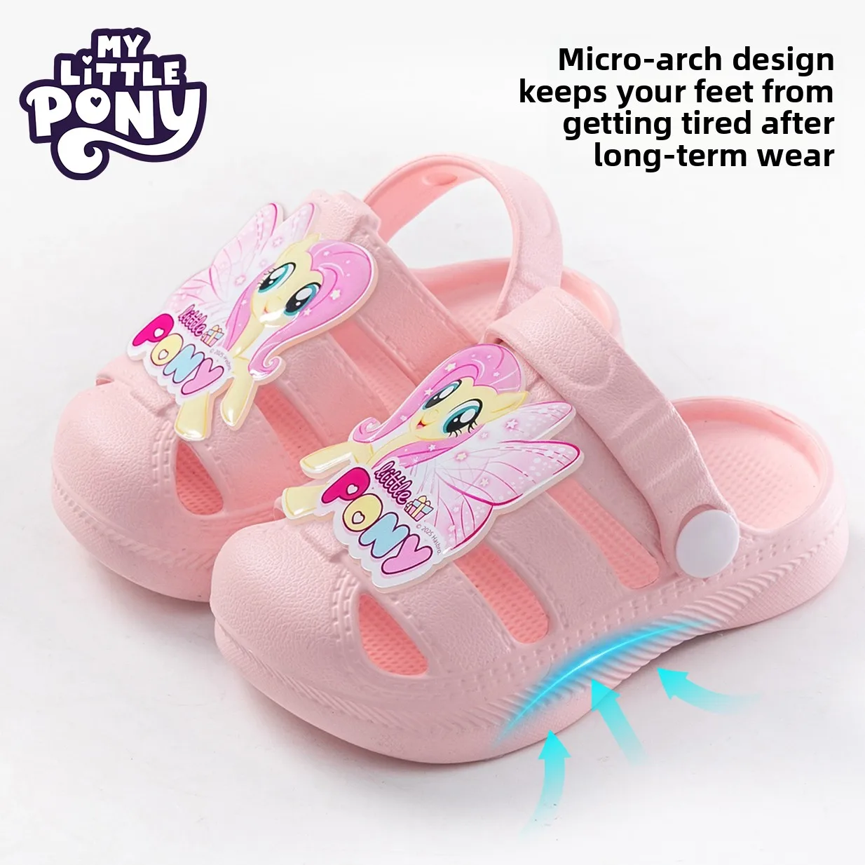 

Новые детские тапочки My Little Pony 2026 года, летние нескользящие туфли для девочек, обувь для улицы