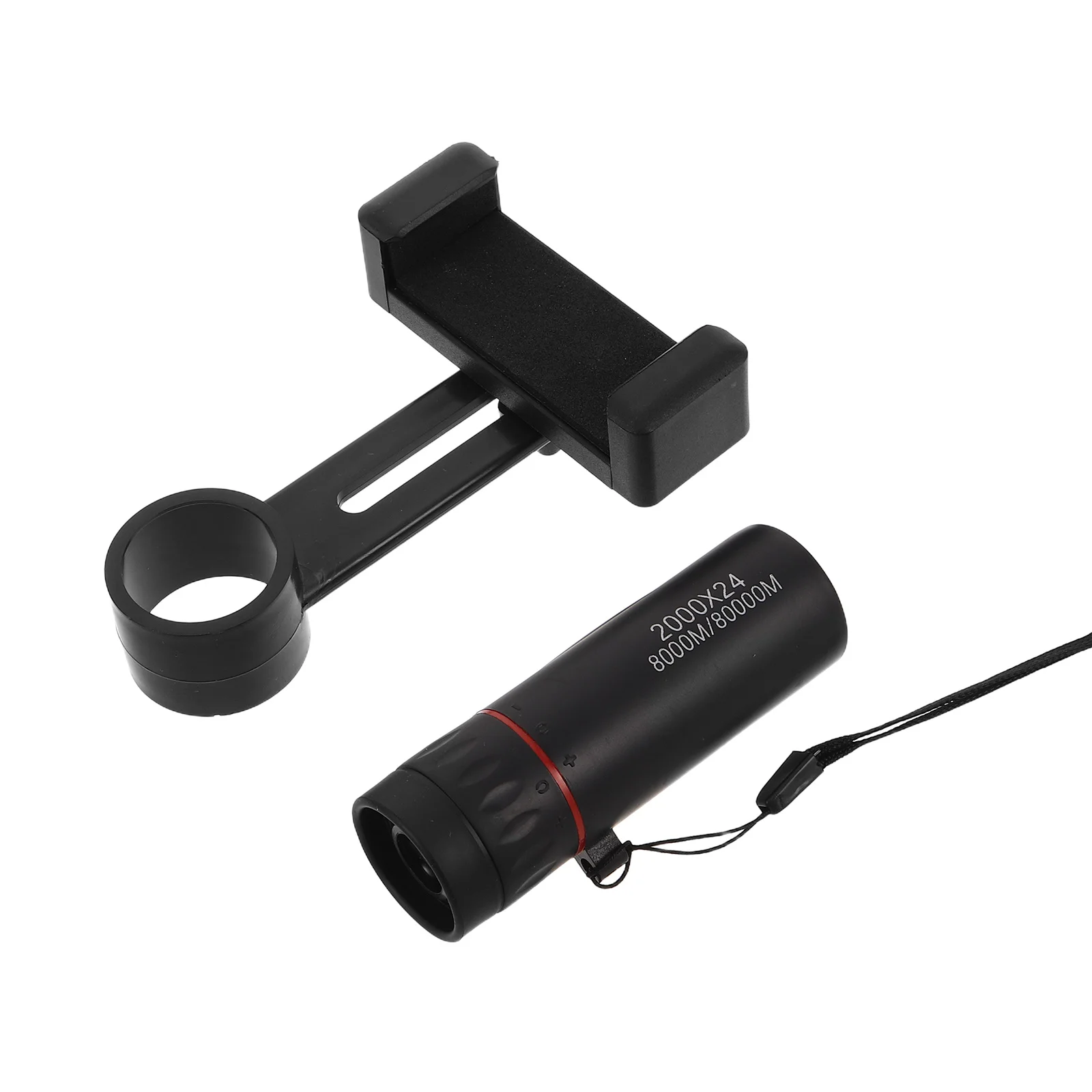 

2000X Hd Monocular Telescope 24Mm High Power Zoom Smartphone Mount For Wildlife Bird Watching Hiking Camping Travel Outdoor