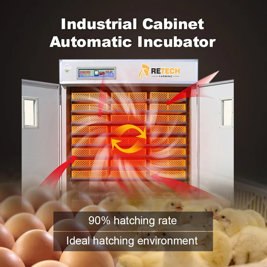 20000 Eggs Automatic Poultry Farming Equipment Egg Incubator