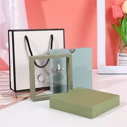 Colorful Drawer Jewelry Packaging Box Earring Bracelet Necklace Ring Pendant Display Holder Gift Case Pull-Out Type New