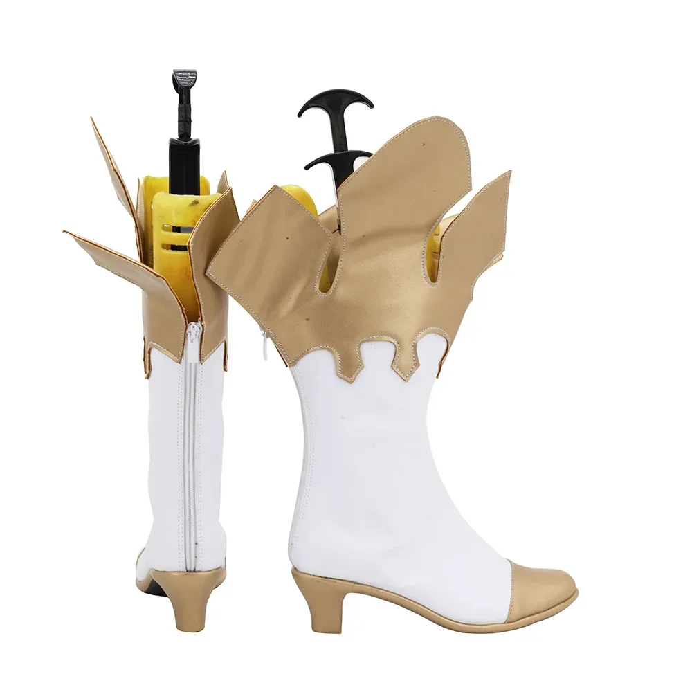 Botas de cosplay Genshin Impact Paimon: zapatos de tacón bajo, hechos a medida en cualquier tamaño, diseño unisex para hombres y mujeres
