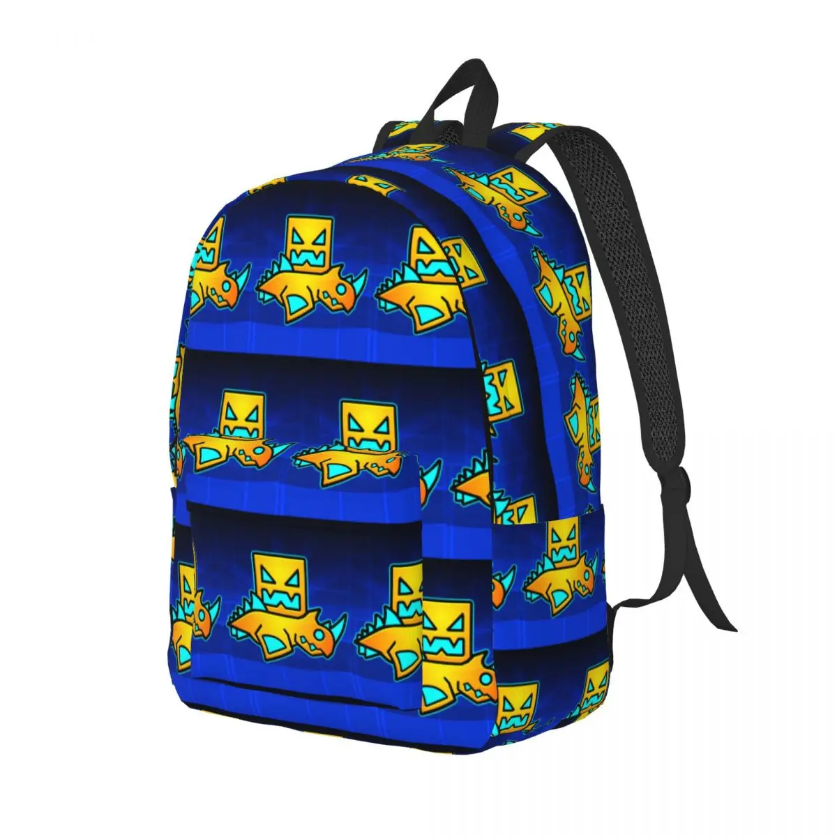 Zaino per videogiochi Geometry Dash Zaino per bambini di grande capacità Borsa da scuola Borse a tracolla per uomo Donna