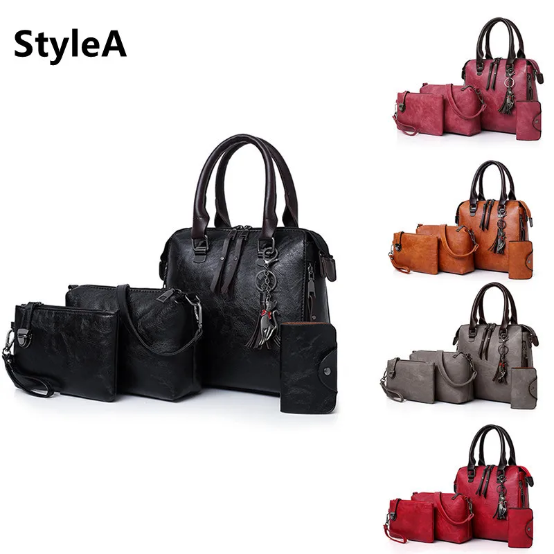 Luxury Brand Women\'s Handbags Large Capacity Women Bag Ladies Leather Tote Fashion Shoulder Bags For Women 2024 Wallet