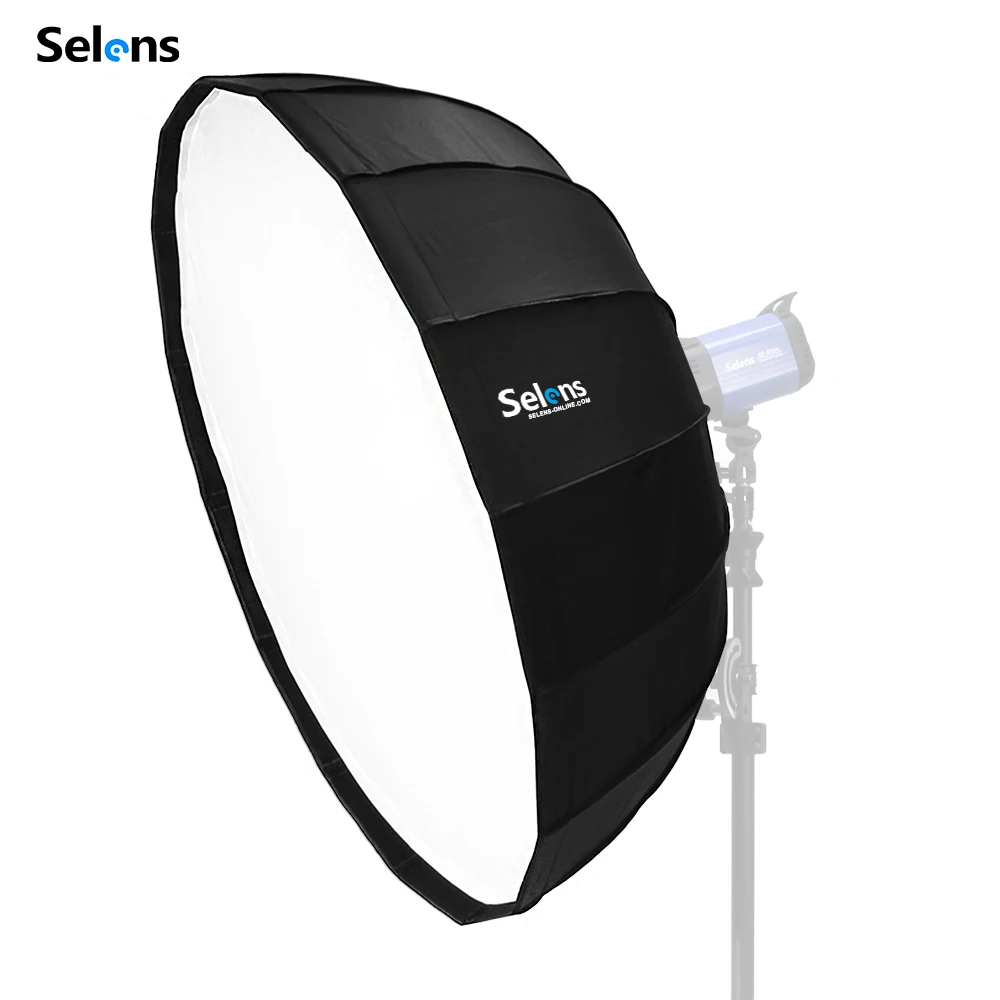 Selens Diffuser Reflector Parabolic Umbrella Beauty Dish Softbox For Off-camera Flash Fotografia Light Box Carrying Bag