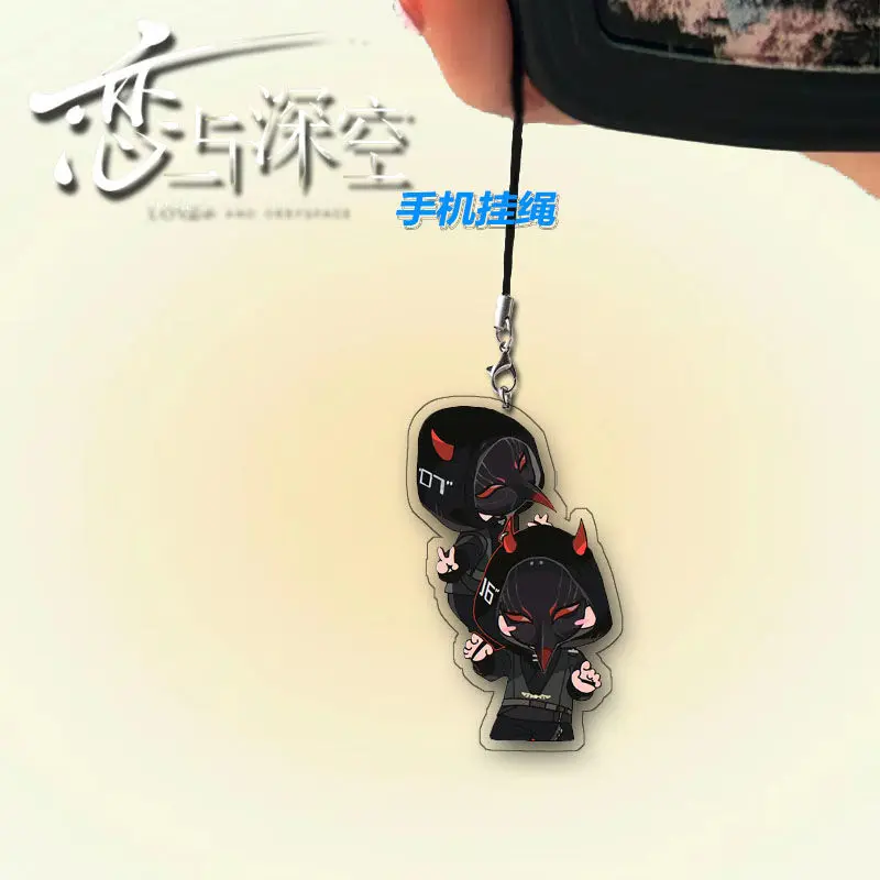 الحب والمساحة العميقة الطموح لوقا كيران الزملاء سلسلة الهاتف على الوجهين الميزانين الاكريليك لطيف q نسخة قلادة