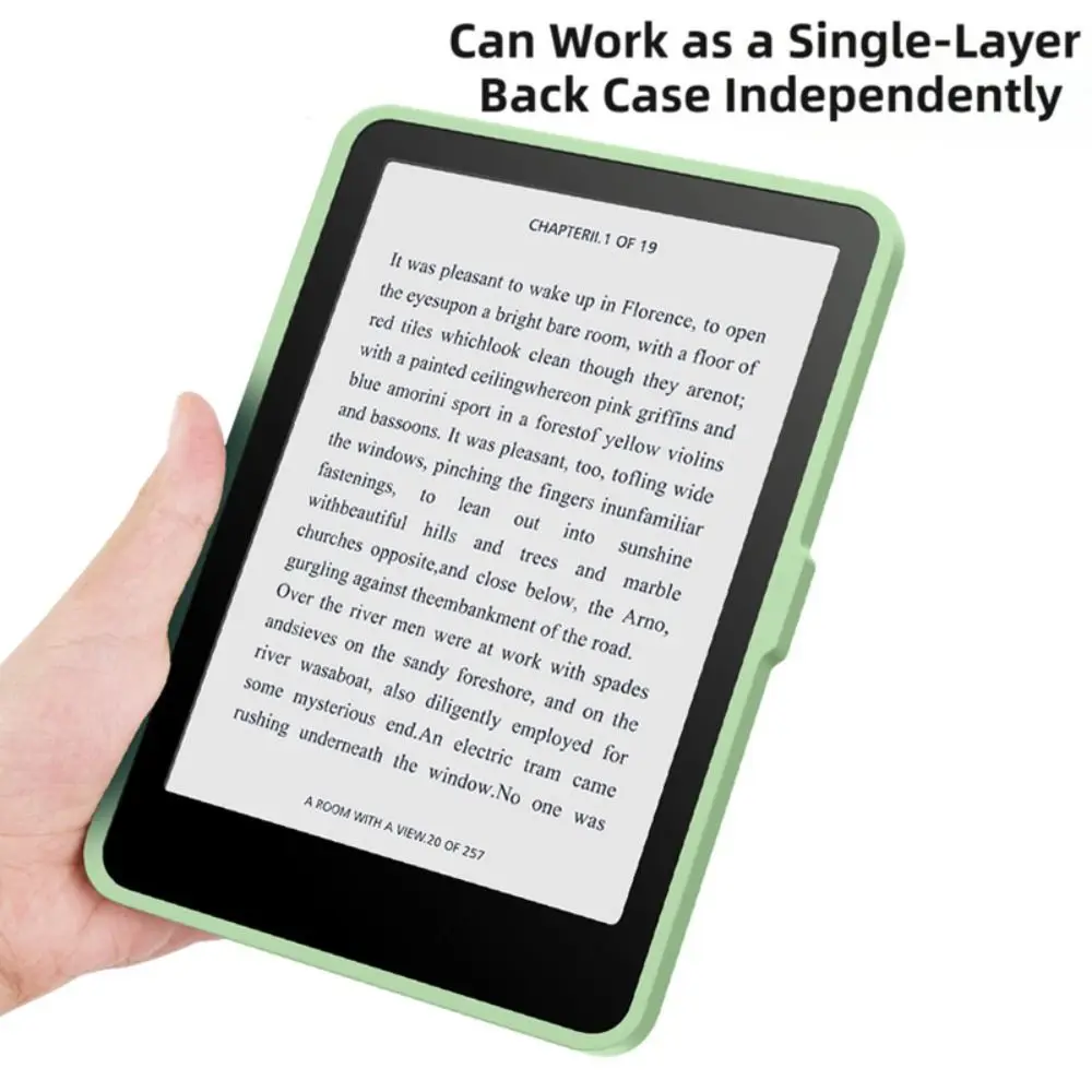 Auto Wake/Sleep Case Split Design Snap-on Protective Shell Detachable Wear Resistant Funda for KOBO Clara Color/2E/BW 6 inch