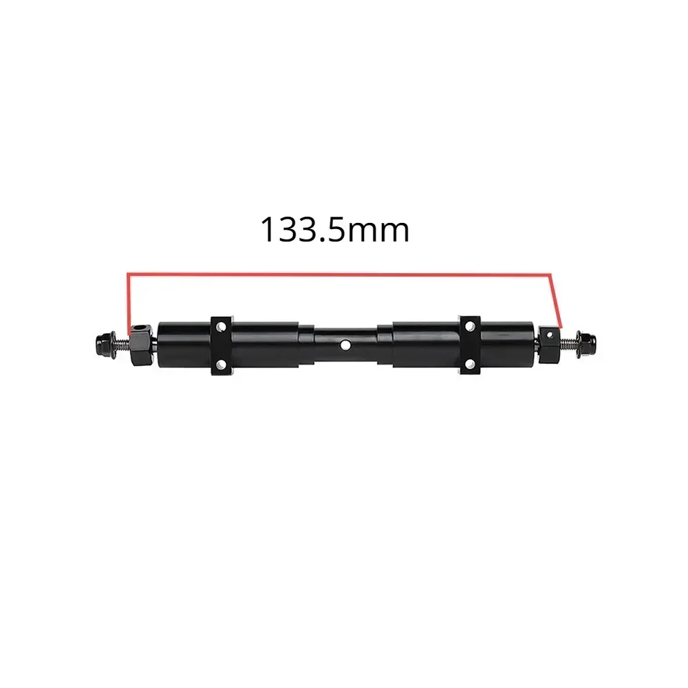 

Metal RC Car Unpowered Rear Axle 133.5mm/155mm/182mm for 1:14 Tamiya Tractor Trailer 1/10 RC Car DIY Parts