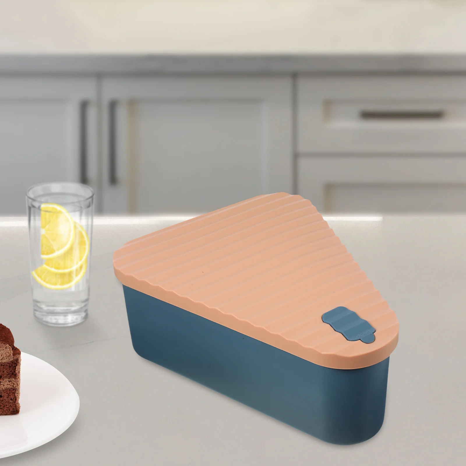 حاوية بيتزا من السيليكون محكمة الغلق صندوق قابل لإعادة الاستخدام ديكور مطبخ أنيق للفطائر التورتيلا الكعك الخبز الحلوى حمل