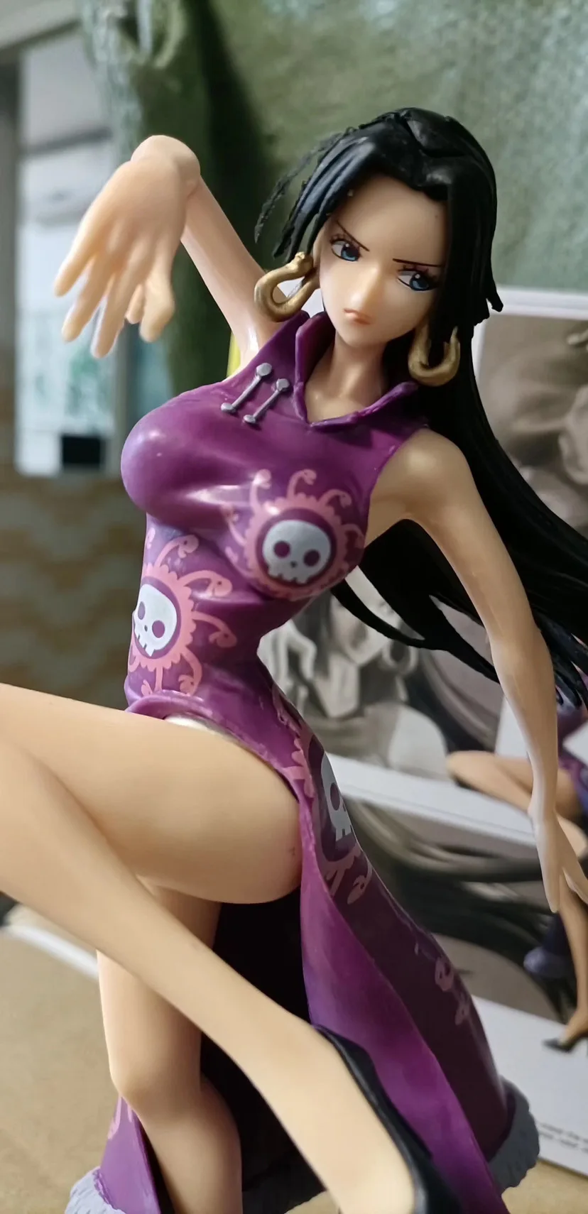 20cm Anime One Piece Figurine Lady Fight Boa Hancock China Dress Ver. PVC Action Figure Statue Collection Model Kids Toys Doll