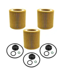 3pcs Oil Filter for BMW 228i 320i 328i 428i 528i X1 X4 Z6 F20 F21 F30 F31 Some Models, HU816Z 11427953125 11427640862