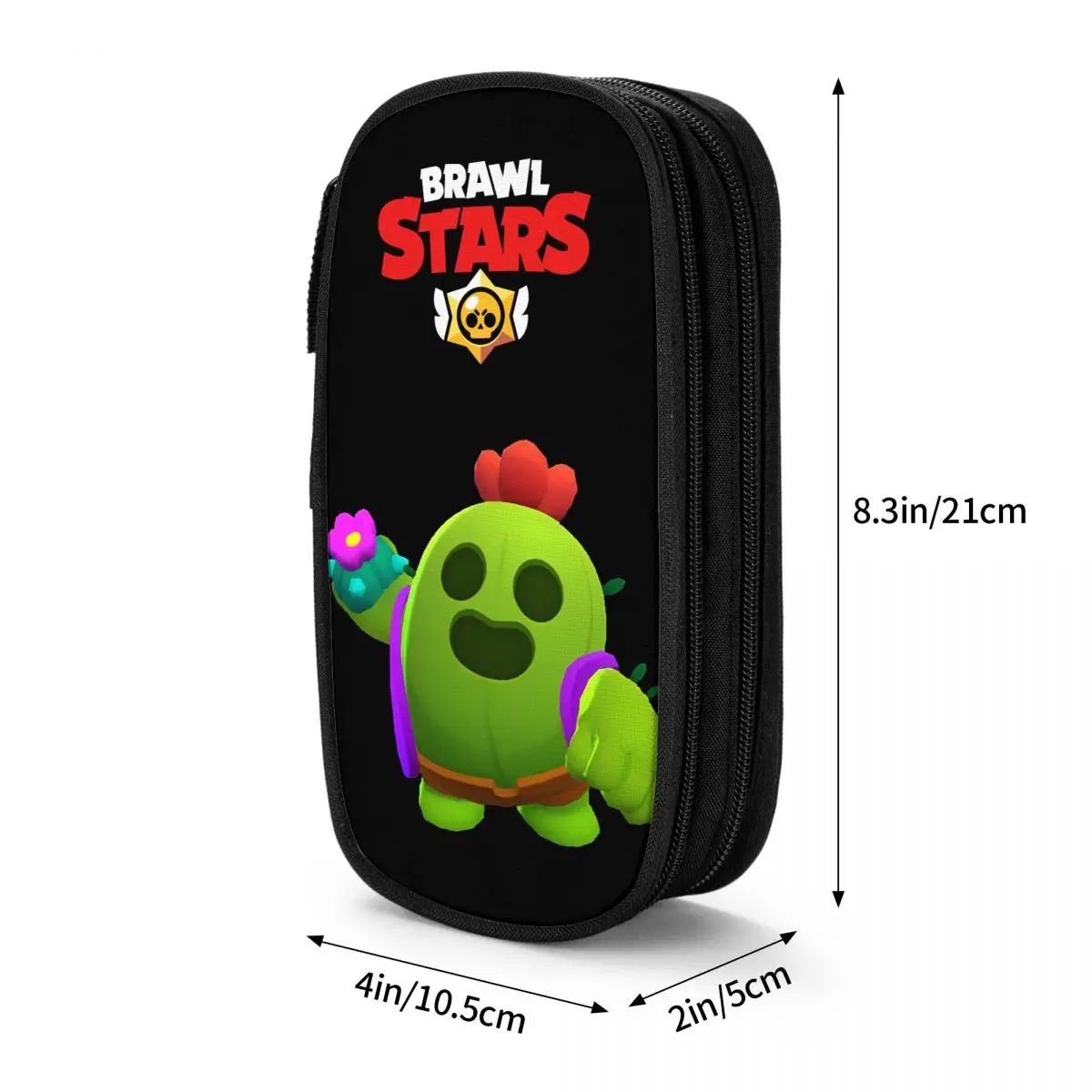 Imagem -06 - Cute Trançado Game Pencil Case para Meninas e Meninos Grande Bolsa de Armazenamento para Estudantes Papelaria para Escola Canetas Presente