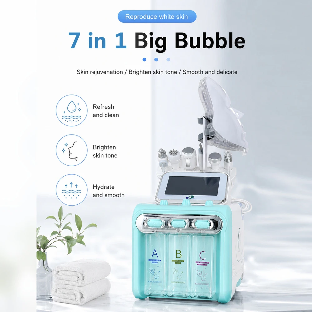 BEEMYI Hydro Microdermabrasion Aqua Peeling H2O2 Facial Machine Hydra Water Dermabrasion Peel Oxygen Jet Beauty Equipment