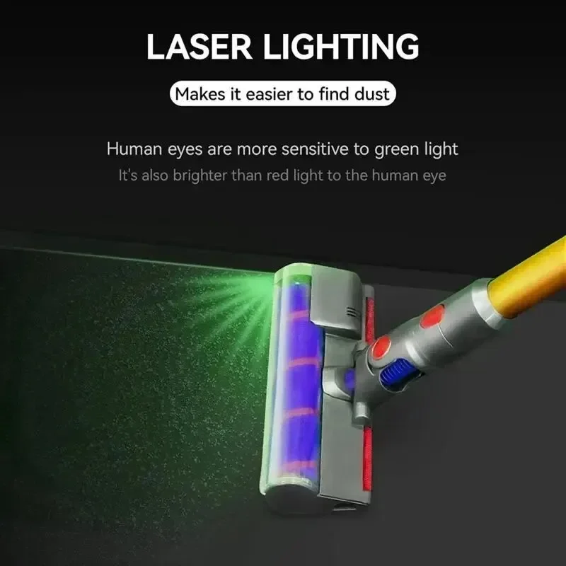 หัวแปรงลูกกลิ้งแบบนิ่มสำหรับ Dyson V7 V8 V11 V10 V15 SV12ไร้สายติดเครื่องดูดฝุ่นชิ้นส่วนพื้นไม้แข็ง