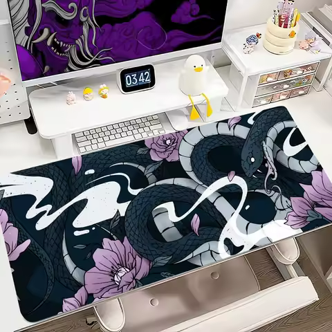 Anime snake Mouse Pad 900x400MM Large Gaming Mousepad Keyboard Gamer Rubber Anti-wrinkle Anti-Slip Bottom Desk Mat