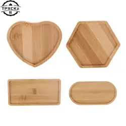 Wooden Soap Dispenser Tray Vanity Countertop Bottles Organizer Holder Round Square Candles Jewelry Storage Tray For Bathroom