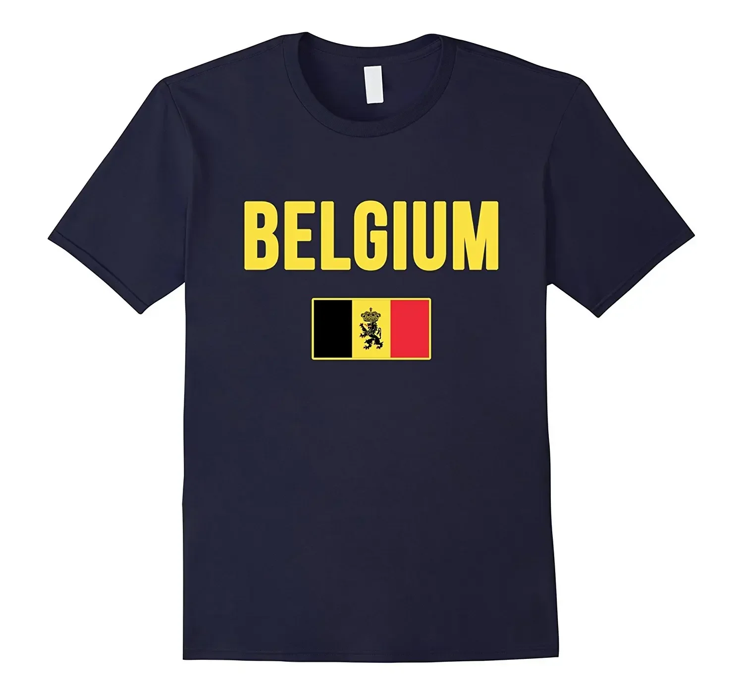 2019 Designs Mens Tshirt Tops Summer Cool Funny T-Shirt  Solid Color Men Tshirt Belgium T-Shirt Belgian Flag Casual Teeringer T