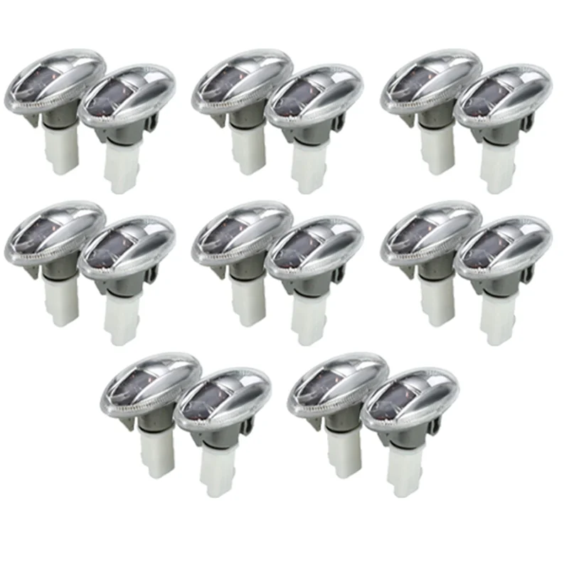 Y19A 16Pcs Car Partner Side Steering Indicator Repeater Light For 108 107 407 206 6325G3 For Citreon C1 C2 C3 Picasso