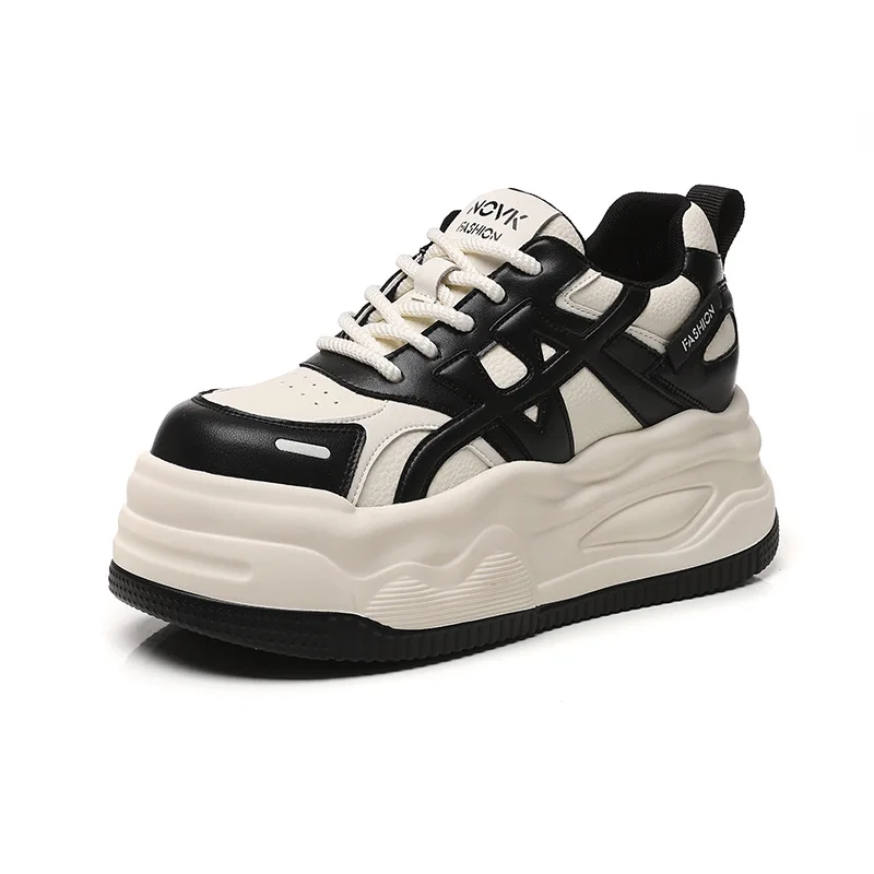 

New Comfortable Breathable Casual Shoes Women Fashionable Versatile Height-Increasing Women's Shoes Thick-Soled Sneakers