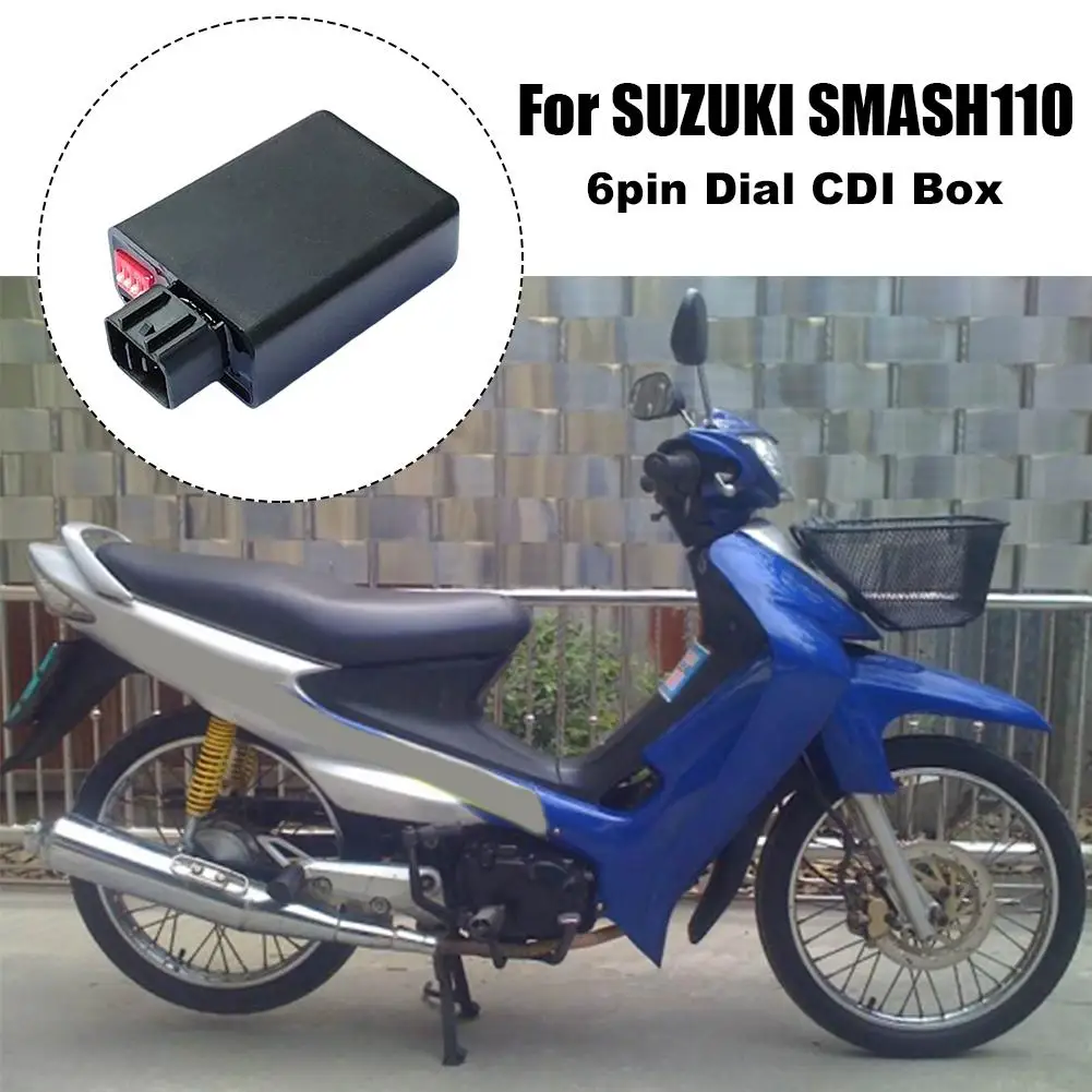 

Мотоцикл запускает устройство CDI, катушка зажигания скорости, триггер зажигания D.C, коробка для SUZUKI SMASH110, 6-контактный циферблат D.C CDI Box H8D4