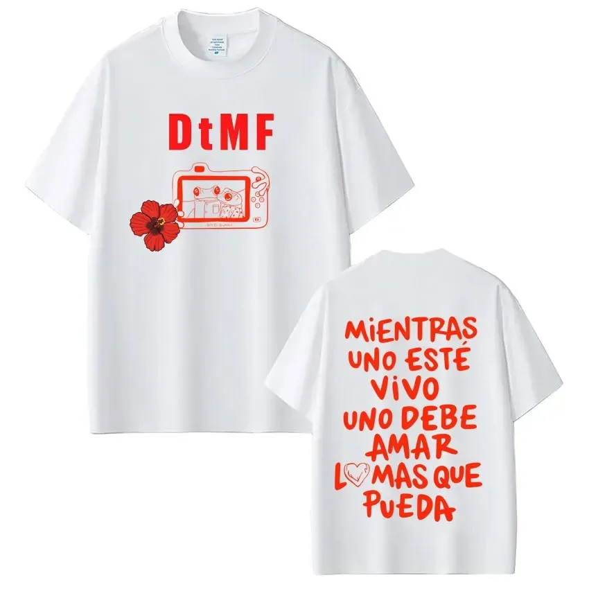 Rapper Bad Bunny Debi Tirar Mas Fotos DTMF Tour Merch T-Shirt, Unisex-T-Shirt mit Rundhalsausschnitt, Hip-Hop, lockeres ästhetisches Streetwear-T-Shirt