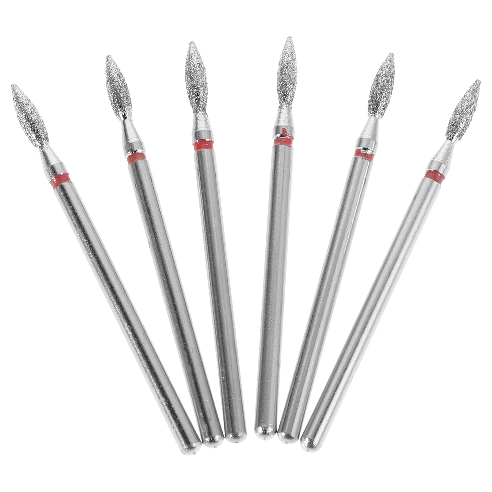Juego de brocas de acero para uñas, herramienta de manicura profesional para eliminación de cutículas, accesorios para uso en salón en casa, 6 uds.