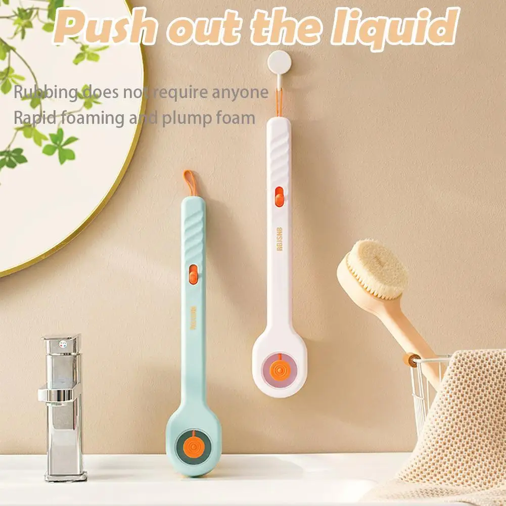 

Long Handle Back Brush Soft Brush For Men & Women Comfortable Antiskid Body Bath Brush Deep Cleanse Back Scrubber Shower Brush