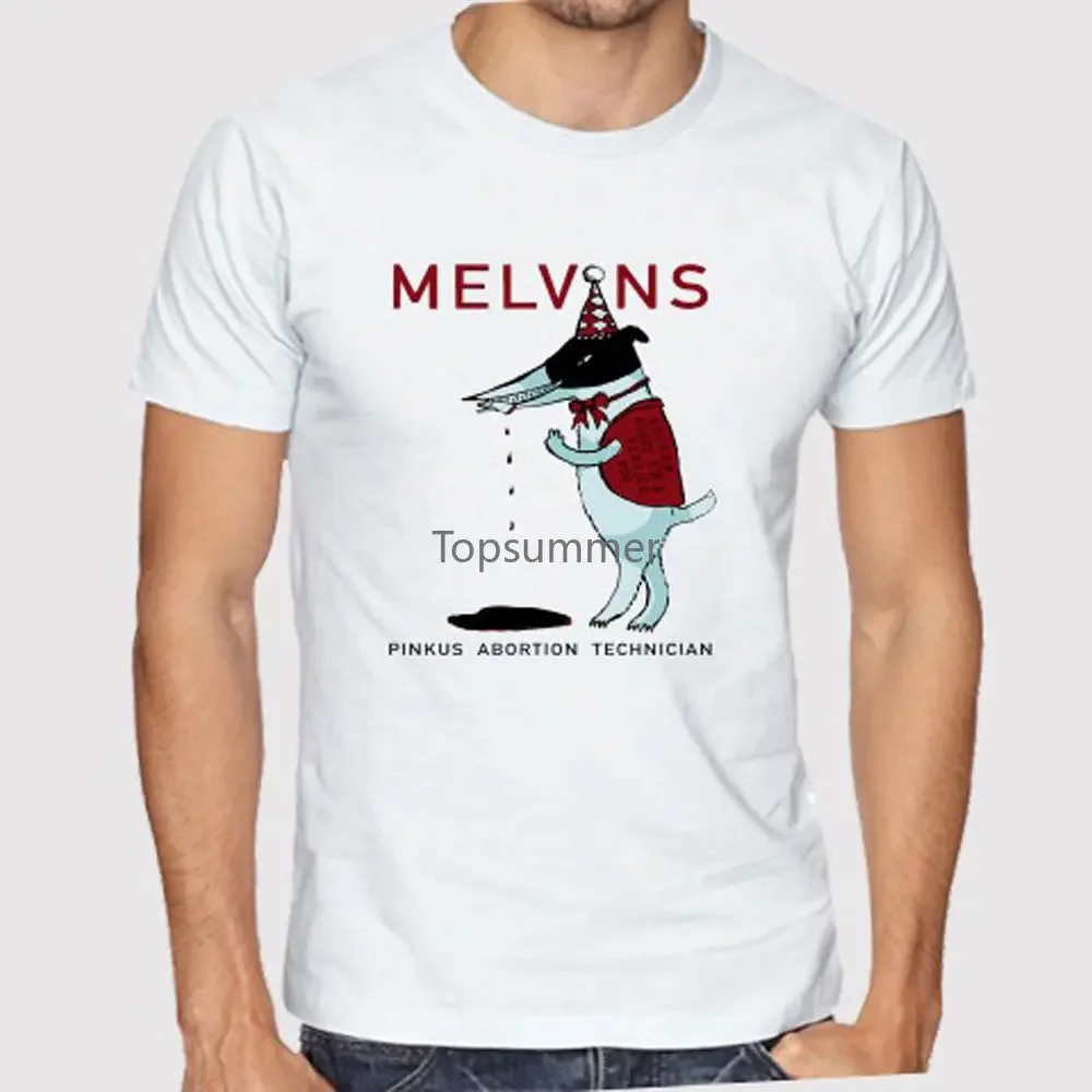 Melvins Pinkus Abortion Technician Rock Legend Men'S White T-Shirt Size S To 3Xl New Fashion Men'S T Shirt Couple