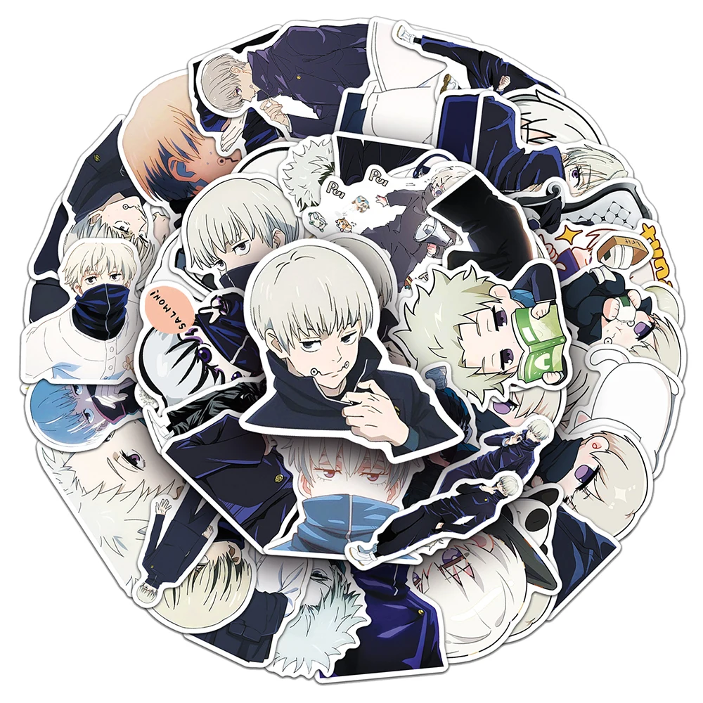 10/30/50pcs Cool Anime Jujutsu Kaisen Inumaki Toge Cartoon Stickers Decals Waterproof Graffiti Notebook Phone Laptop - view 3
