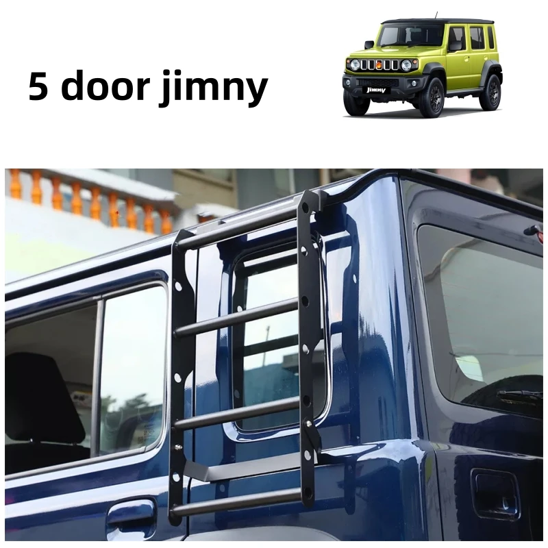 TELLIKA Accessories jimny 5 door Steel Car Side Ladder Left Rear Window Extension Climbing  for Suzuki Jimny 2023 2024