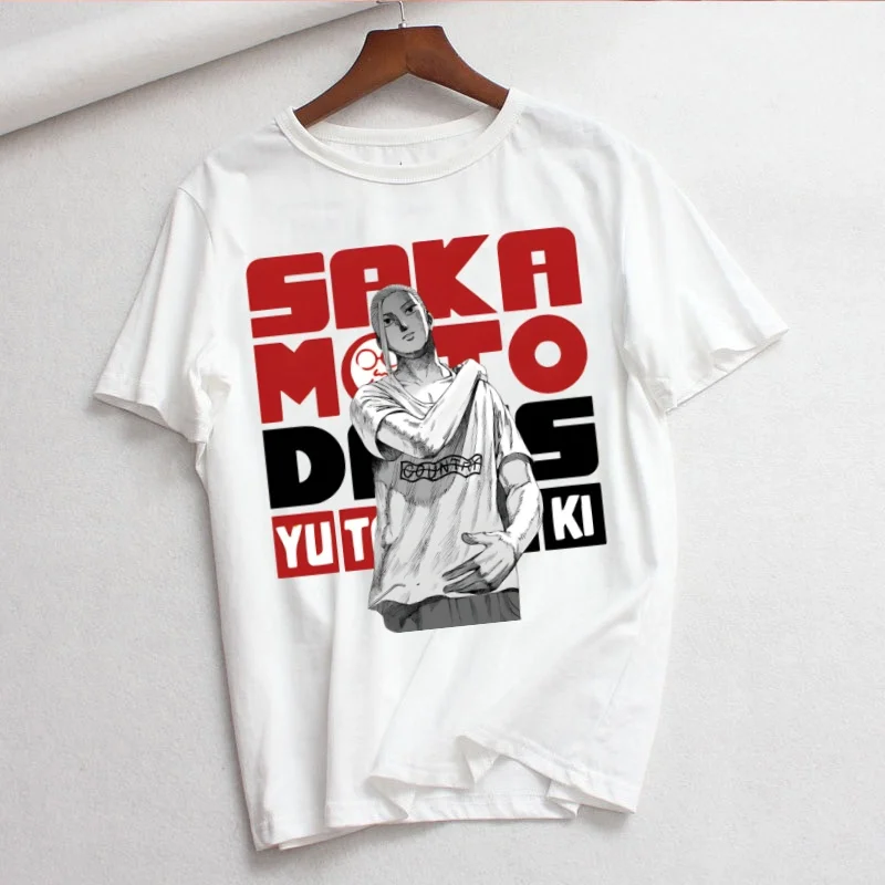 

Сакамото Days Сакамото Tarou футболка женская Kawaii мультфильм Y2k панк забавная футболка хип-хоп унисекс уличная одежда Harajuku женская