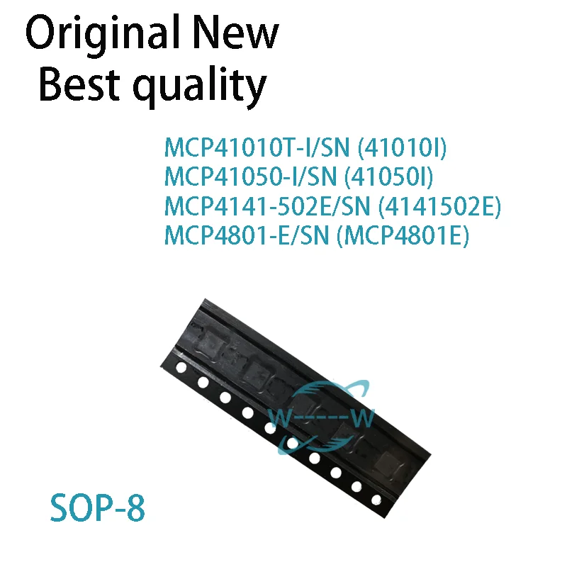 5PCS) MCP41010T-I/SN 41010I MCP41050-I/SN 41050I MCP4141-502E/SN 4141502E MCP4801-E/SN MCP4801E MCP41010 MCP41050 MCP4141 SOP IC