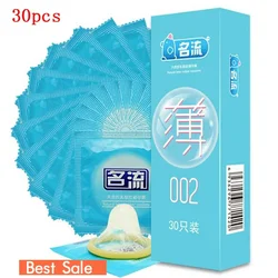 Super Ultra Thin Condoms 30pcs MingLiu Intimate Condone Good Sex Products Natural Rubber Latex Penis Sleeve long-lasting For Men