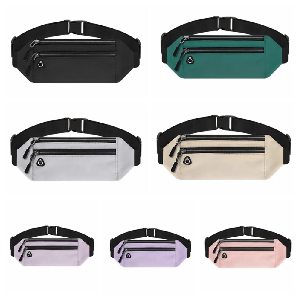 حقائب خصر رفيعة للغاية للجري خفيفة الوزن ومتعددة الوظائف حقيبة جري ماراثون تخزين مقاومة للماء حقيبة هاتف رياضية رياضية