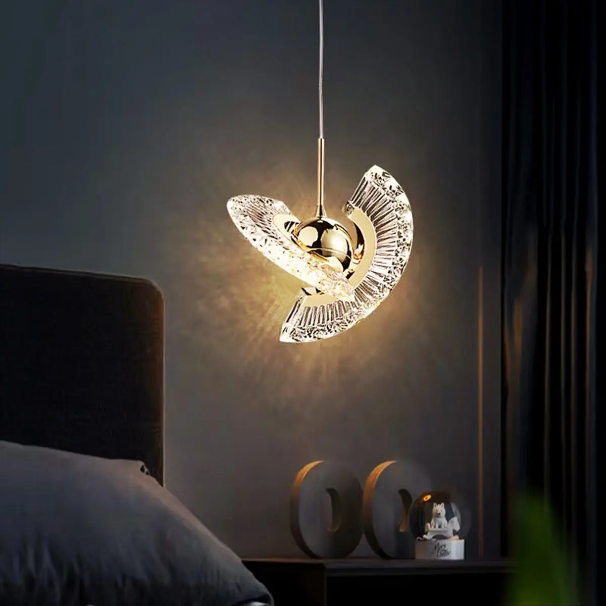 M09K Modern LED Pendant Lights Bedroom Living Room Light Hanging Chandelier Restaurant Lighting Led Pendant Lamps Home Decor