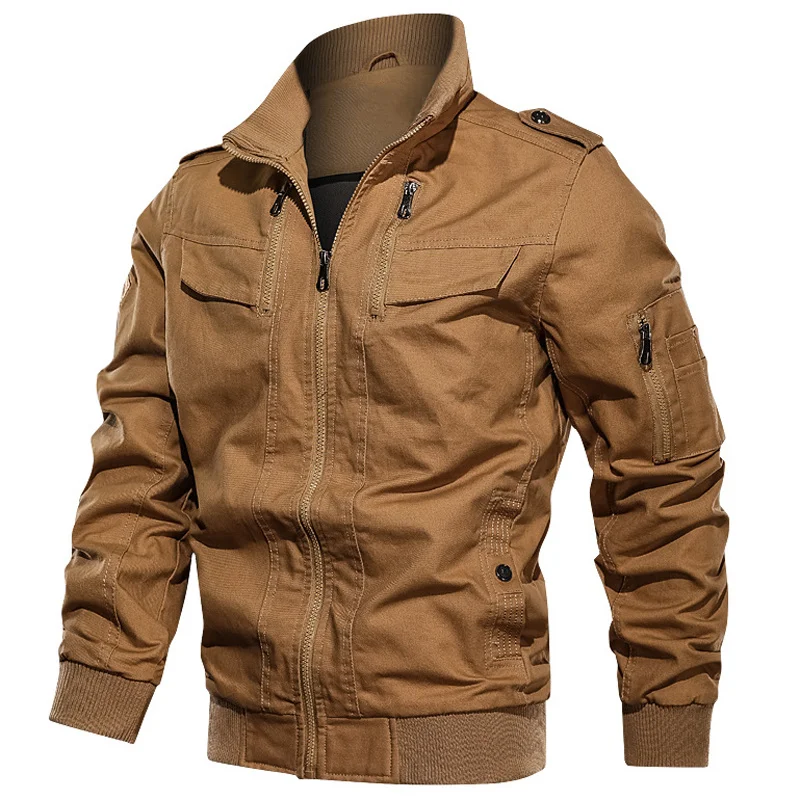 

American European Style Jacket XXXXXXL Plus Size Big and Tall Military Coats Flight Mens Jackets Streetwear A642