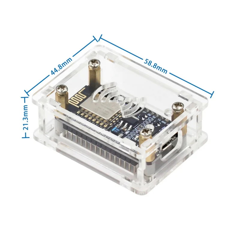 NodeMcu Lua 2102 340G ESP-32 iot Development Board Transparent acrylic protective shell