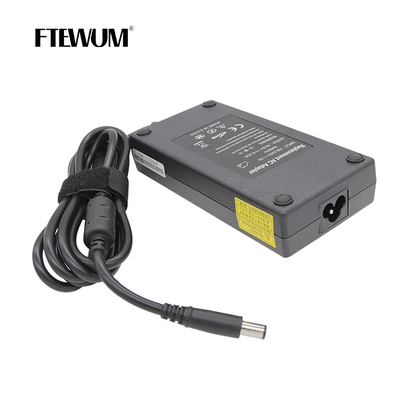 FTEWUM 19.5V 9.23A 180W 7.4*5.0mm Laptop Adapter for Dell Precision M4600 M4700 M4800 Alienware 13 R3  DA180PM111 AC DC Charger