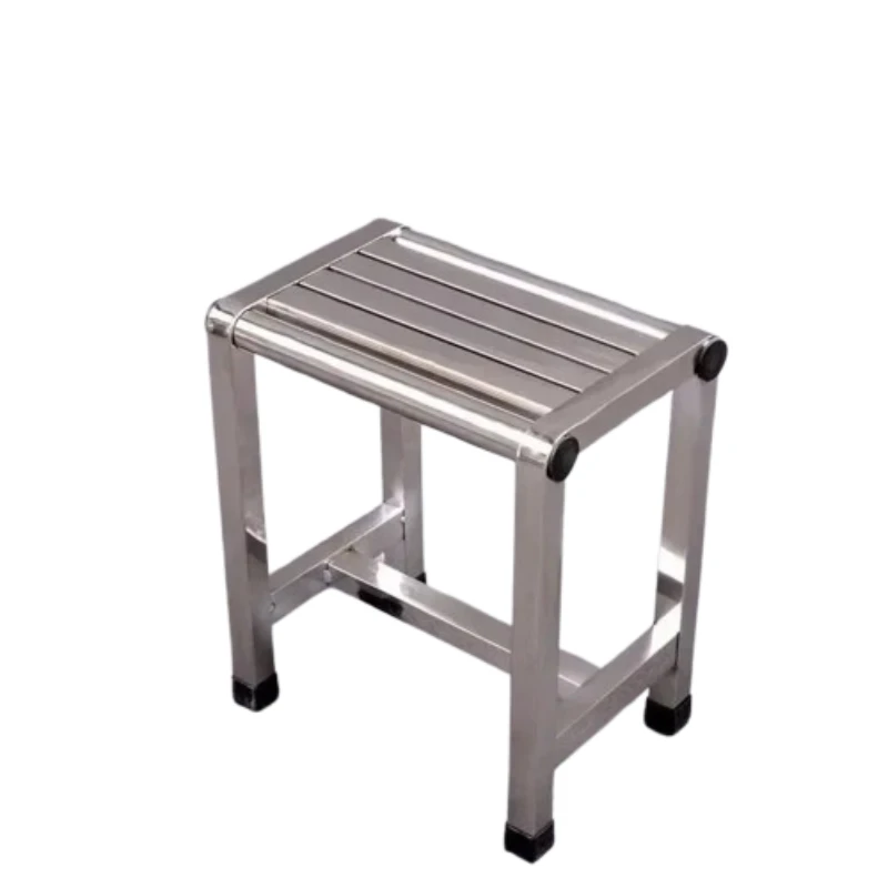 Waterproof Stainless Steel Low Stool Bath Bench Toilet Footrest Pieghevole Portatile Vevor Chair Silla Tocador Maquillaje